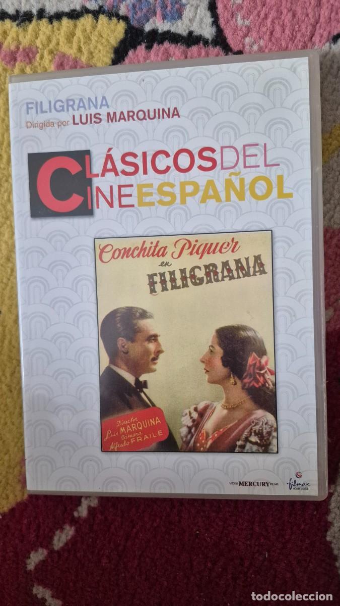 Cinema: Filigrana, dvd Luis Marquina Conchita Piquer Fernando Granada Carlota Bilbao Carmen Sevilla