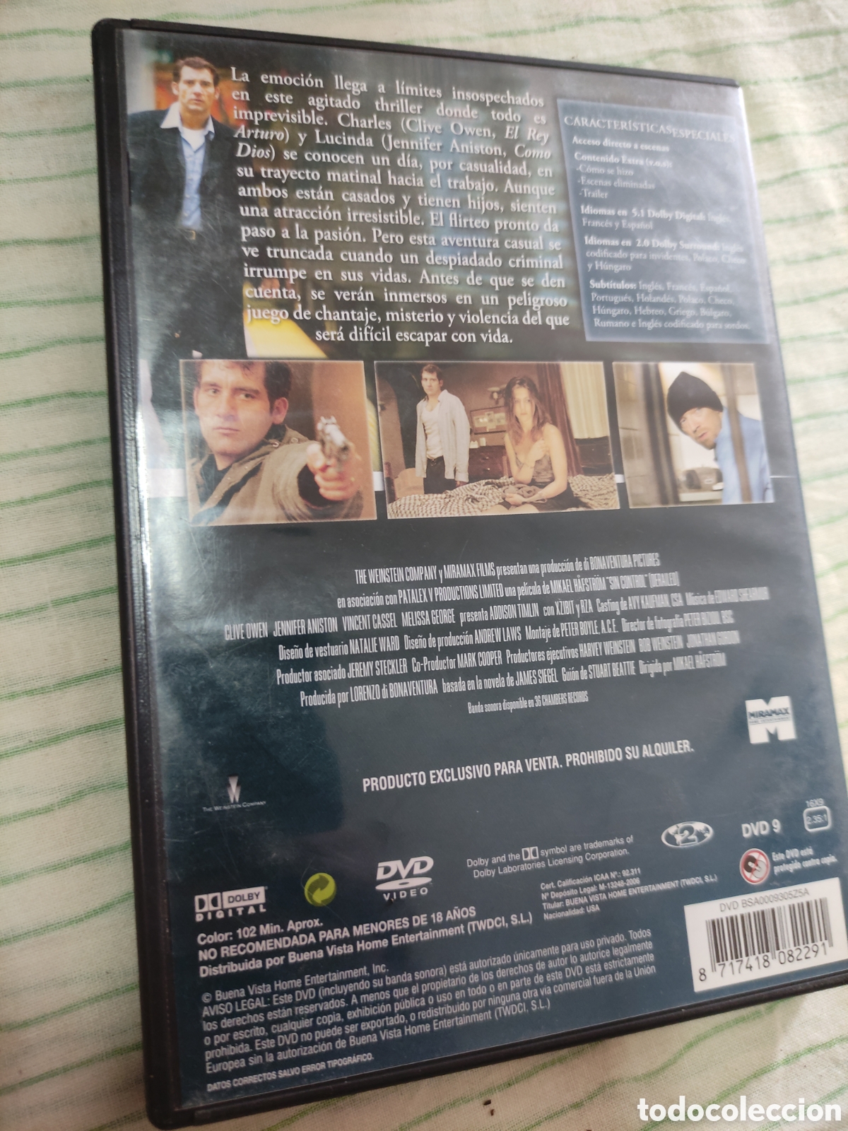 Cine: DVD - pel&iacute;cula - Sin control - Foto 2