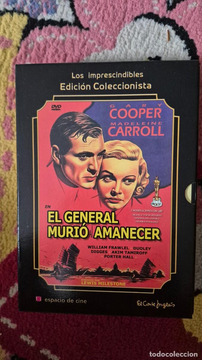 Cinema: El general muri&oacute; al amanecer, dvd Lewis Milestone Gary Cooper Madeleine Carroll