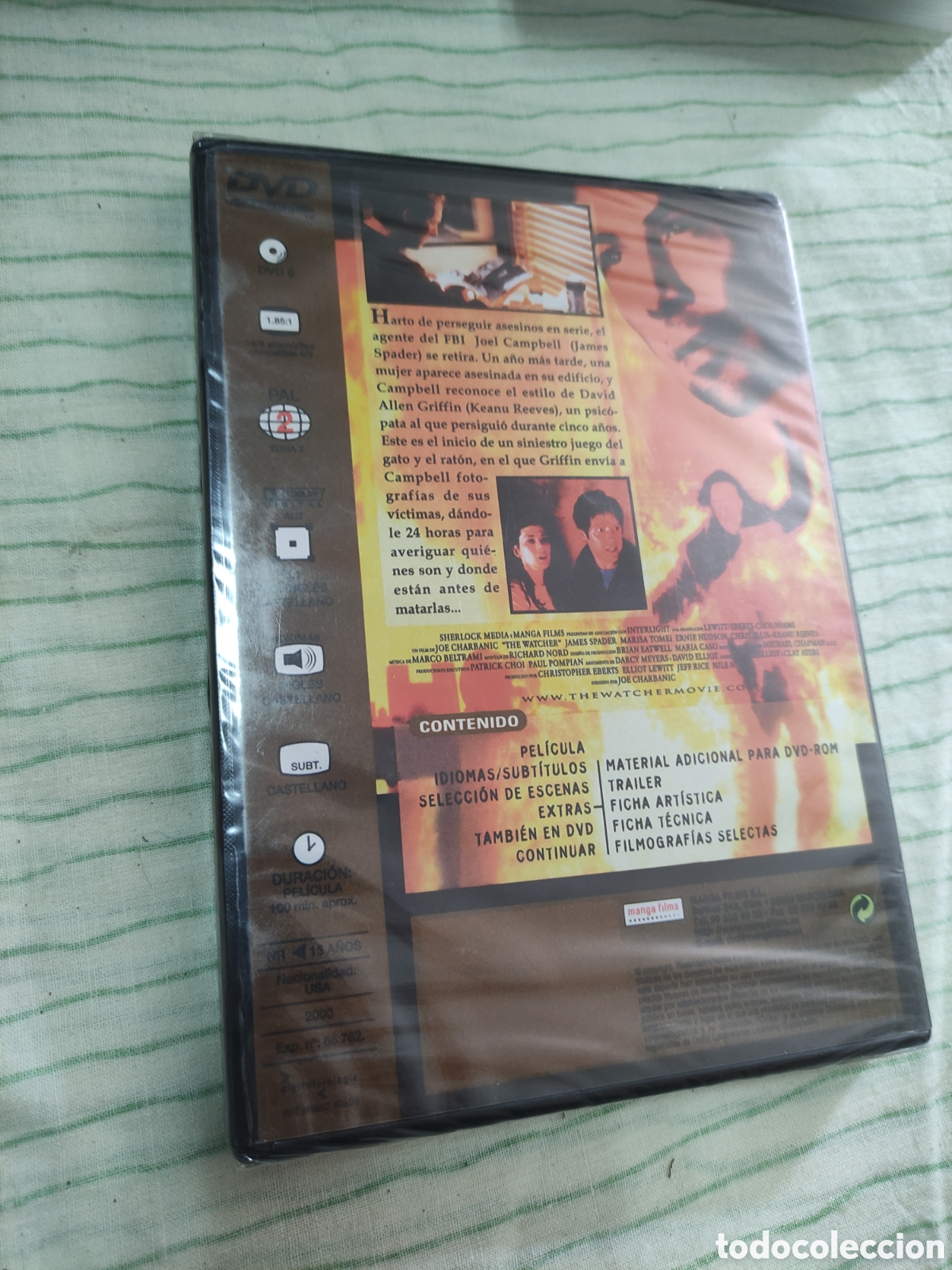 Cine: DVD - pel&iacute;cula - The watcher - Foto 2