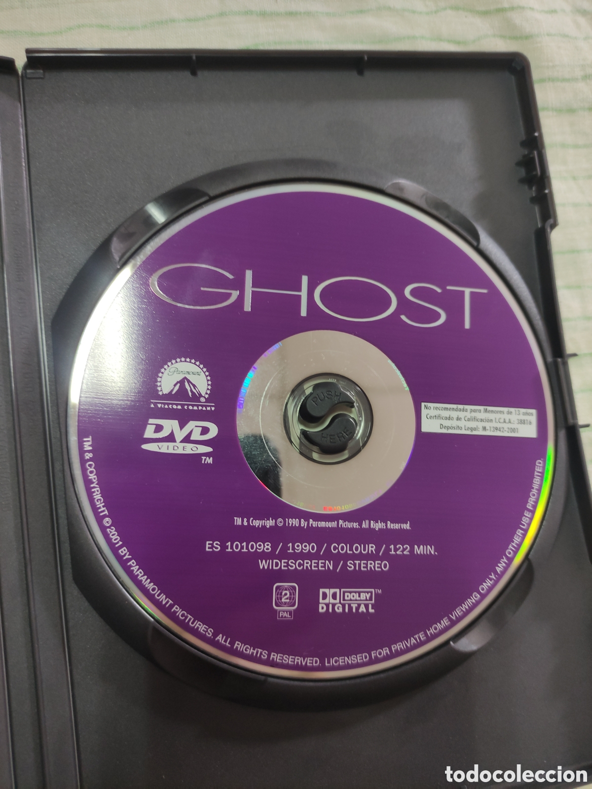 Cine: DVD - pel&iacute;cula - Ghost - Foto 3