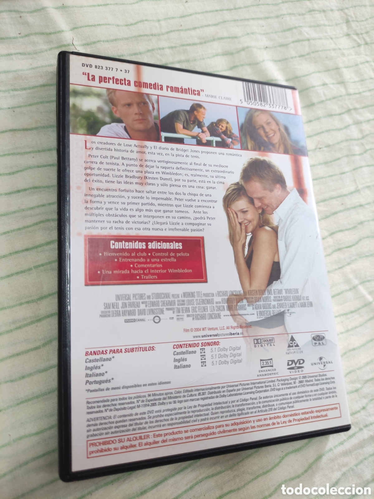 Cine: DVD - pel&iacute;cula - Wimbledon - Foto 2