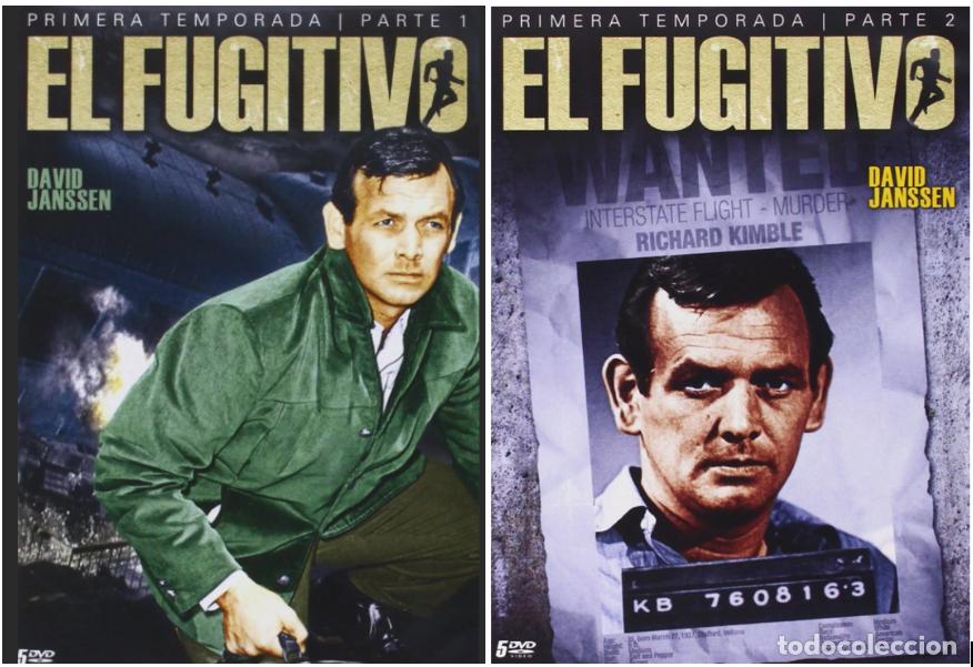 Cinema: El Fugitivo - Temporada 1 Volumen 1 y 2 DVDs Como nuevos