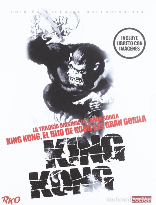 Cinema: King Kong - Trilog&iacute;a Original Del Gran Gorila DVDs Como nuevos