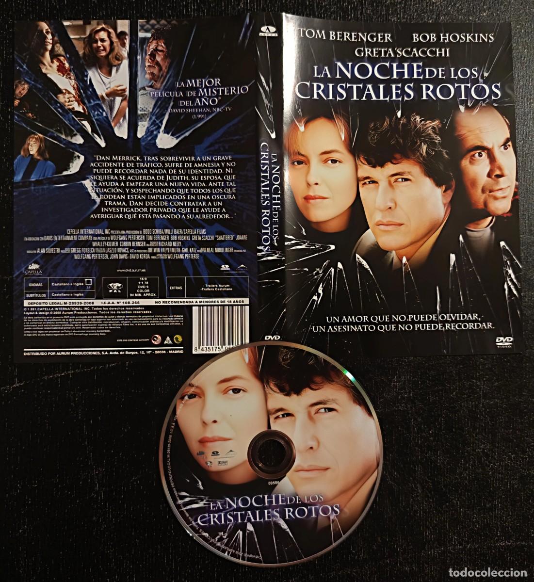 Cinema: DVD la noche de los cristales rotos (descatalogado y barato con tom berenger y bob hoskins)