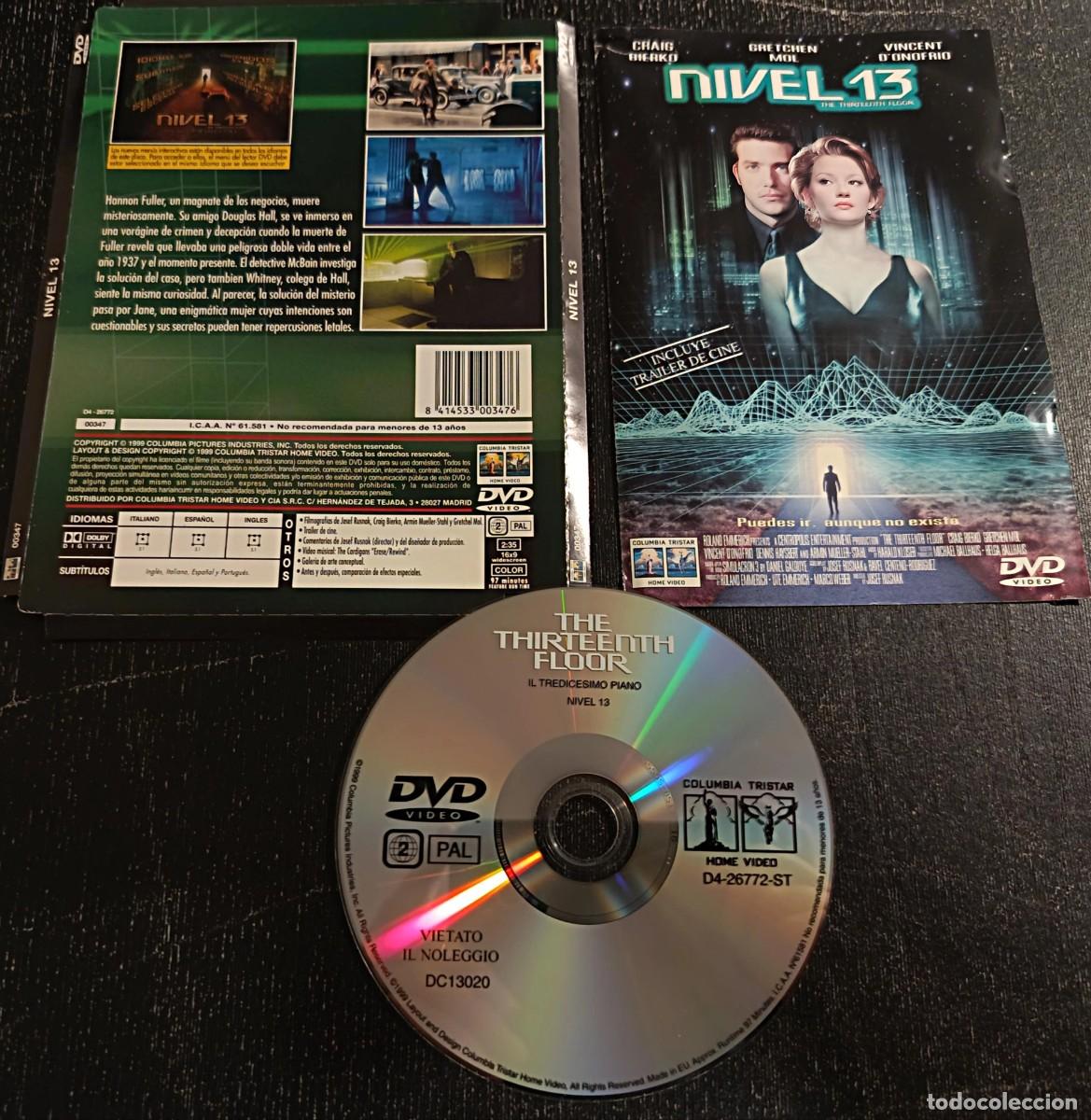 Cinema: DVD Nivel 13 (descatalogado,barato y pocos con &lrm;Craig Bierko, Gretchen Mol, Vincent D'Onofrio)