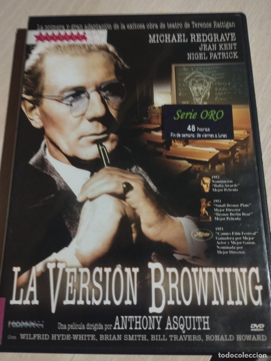 Cine: DVD La versi&oacute;n Browning de Anthony Asquith - Foto 1