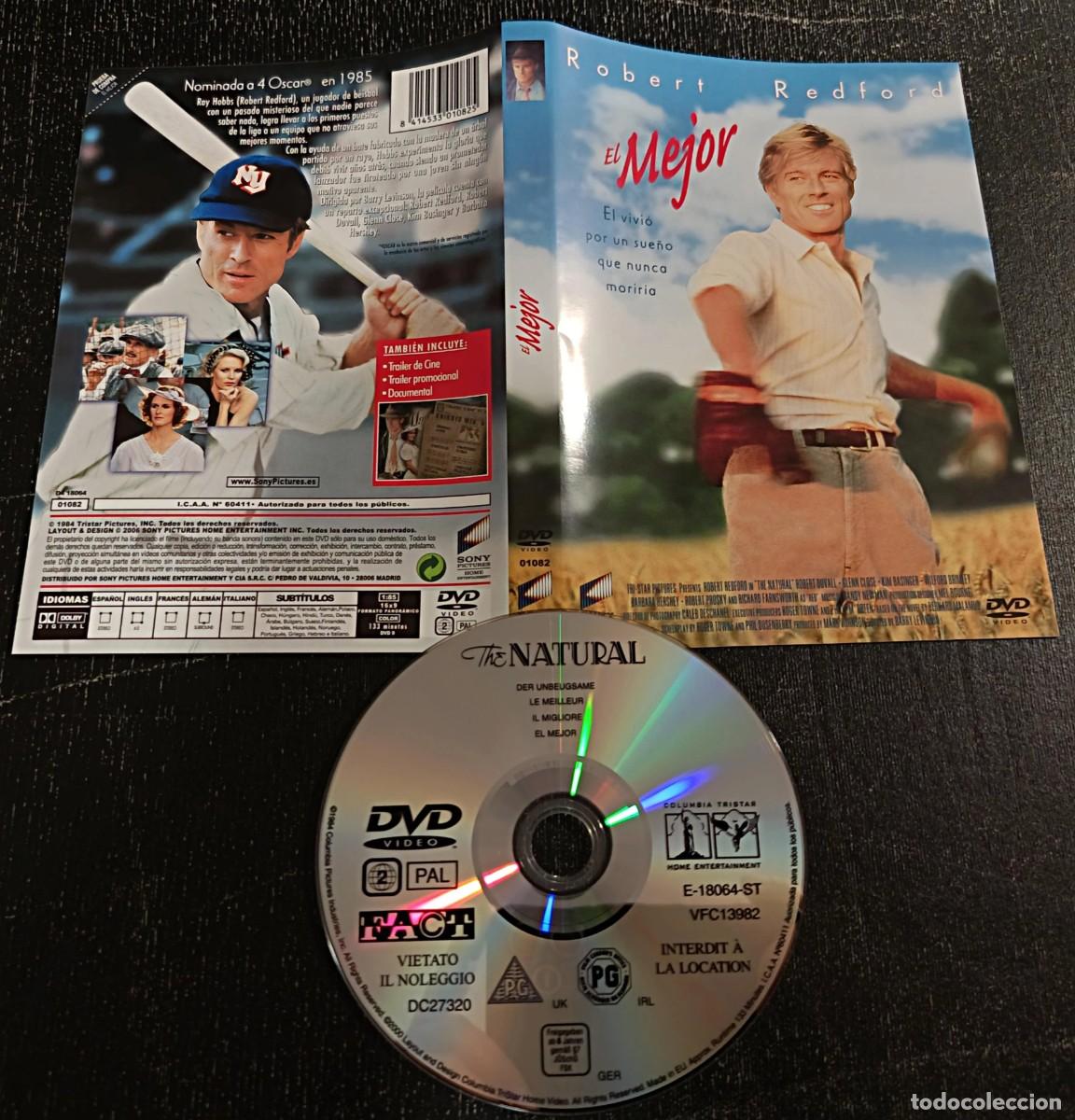 Kino: DVD El Mejor (descatalogado con Robert Redford, Gleen Close,kim basinger)
