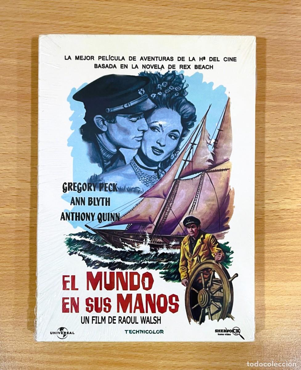 Cine: DVD CINE CL&Aacute;SICO DE AVENTURAS MARINAS CON GREGORY PECK - EL MUNDO EN SUS MANOS (1952). PRECINTADO