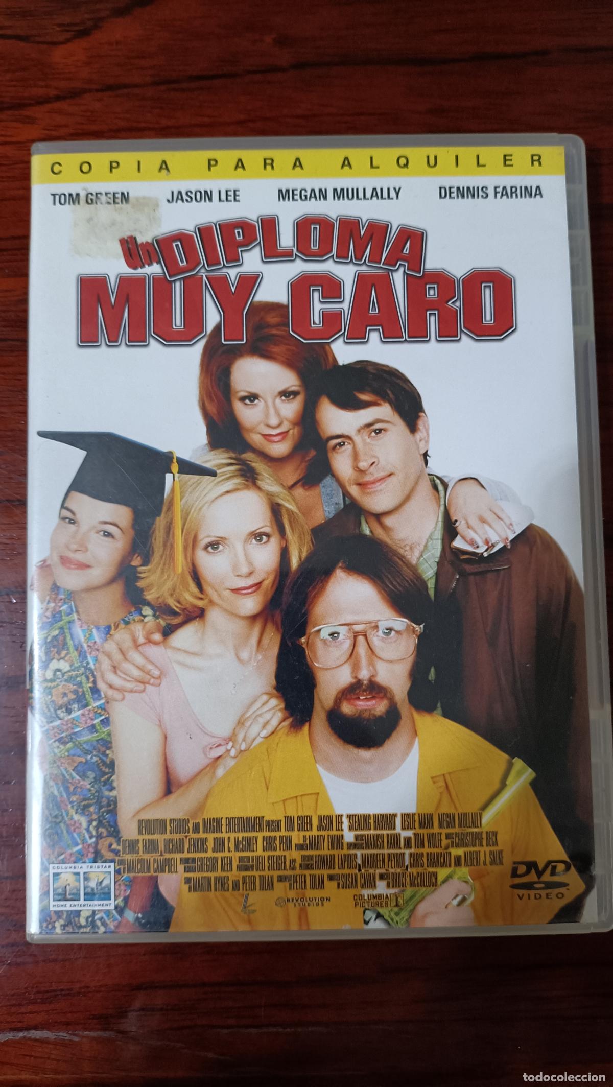Cine: DVD --- UN DIPLOMA MUY CARO --- Con Tom Green y Jason Lee