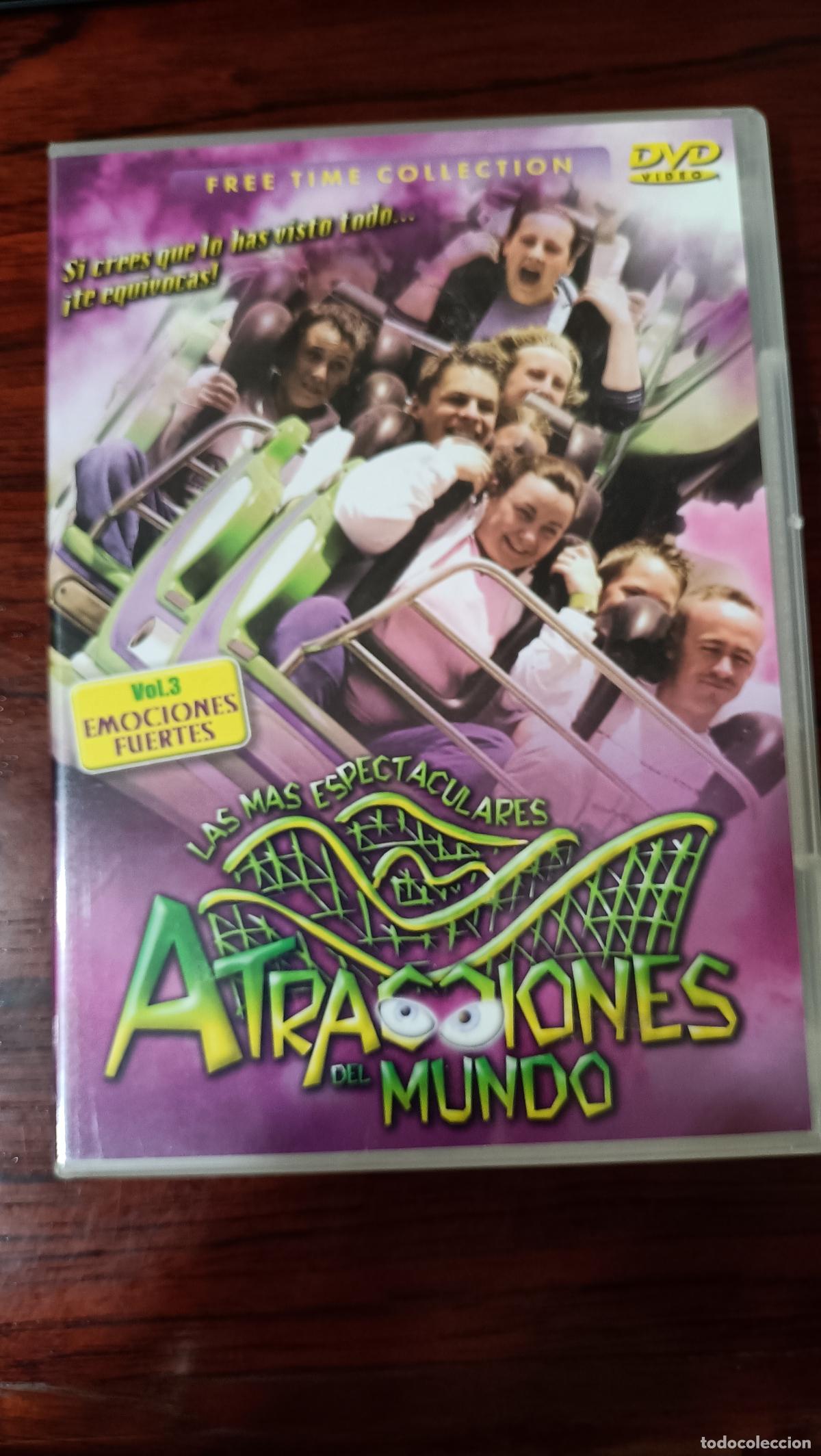 Cine: DVD --- LAS MAS ESPECTACULARES ATRACCIONES DEL MUNDO - Vol. 3 EMOCIONES FUERTES