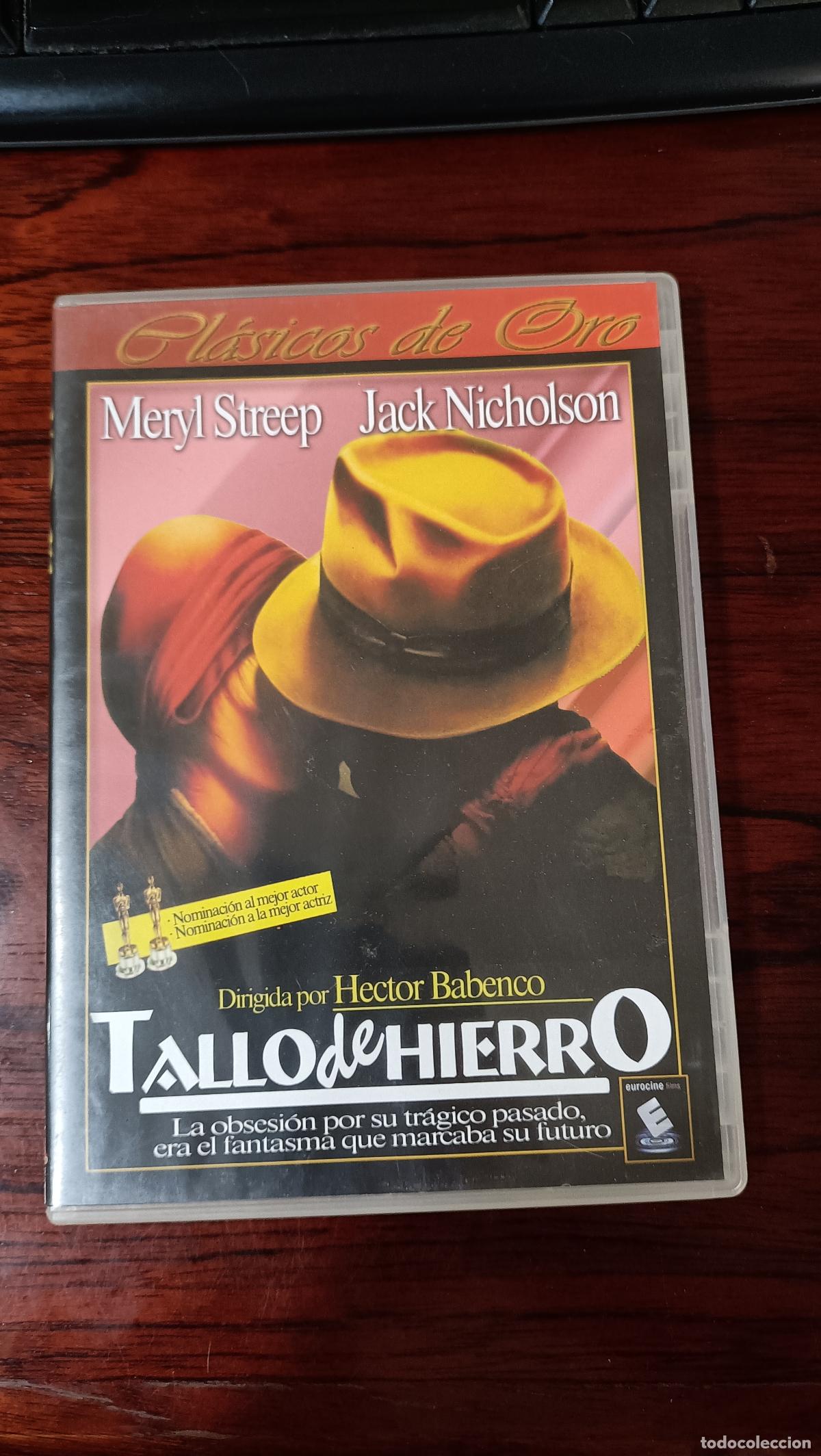 Cine: DVD --- TALLO DE HIERRO --- Con Meryl Streep y Jack Nicholson. De Hector Babenco