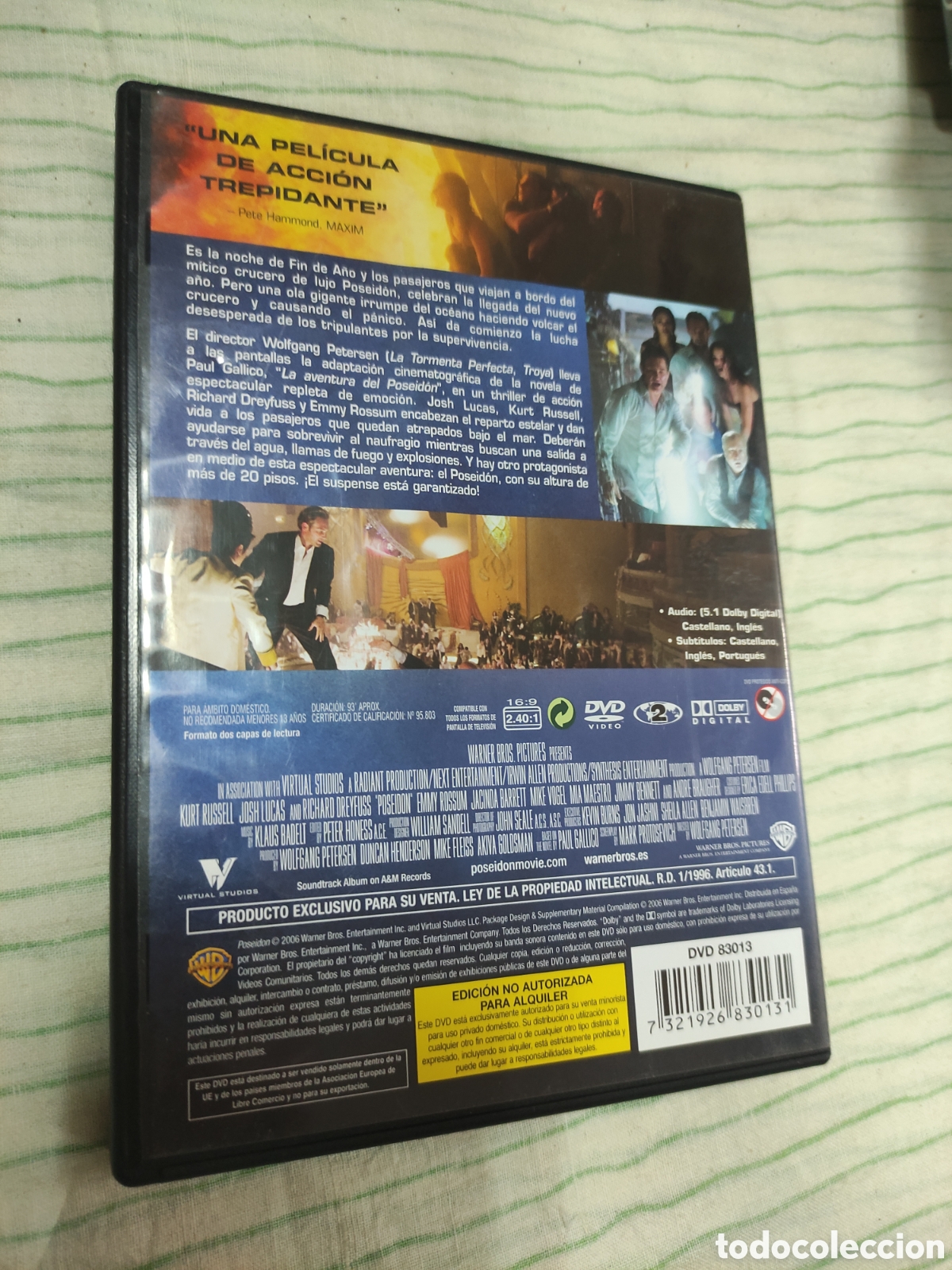 Cine: DVD - pel&iacute;cula - Poseidon - Foto 2