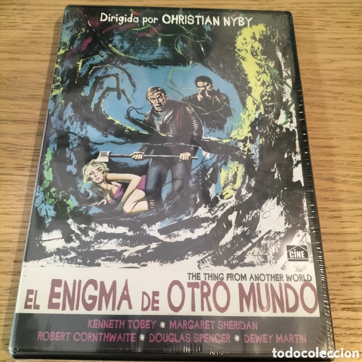 Cine: EL ENIGMA DE OTRO MUNDO, 1951 - CHRISTIAN NYBY, HOWARD HAWS - NUEVA Y PRECINTAD
