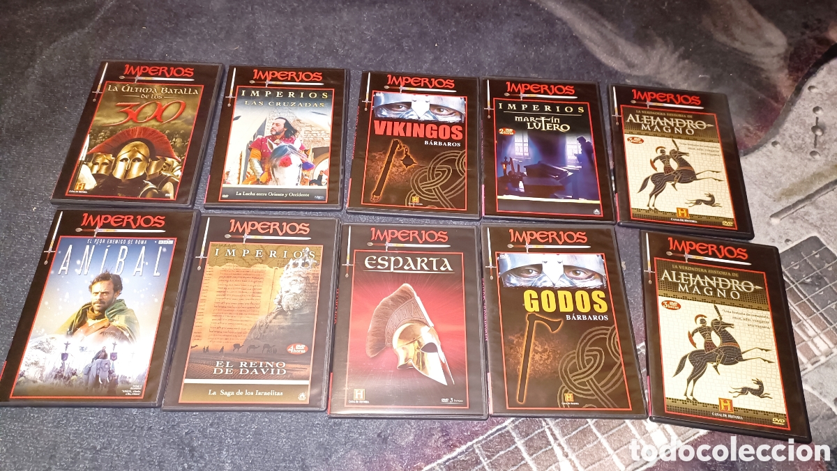 Cinema: 9 DVD &rdquo;Imperios&rdquo; Canal Historia, BBC