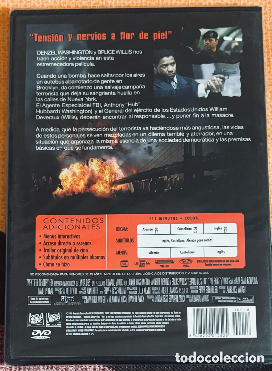 Cine: Estado de Sitio (Denzel Washington) - Foto 2