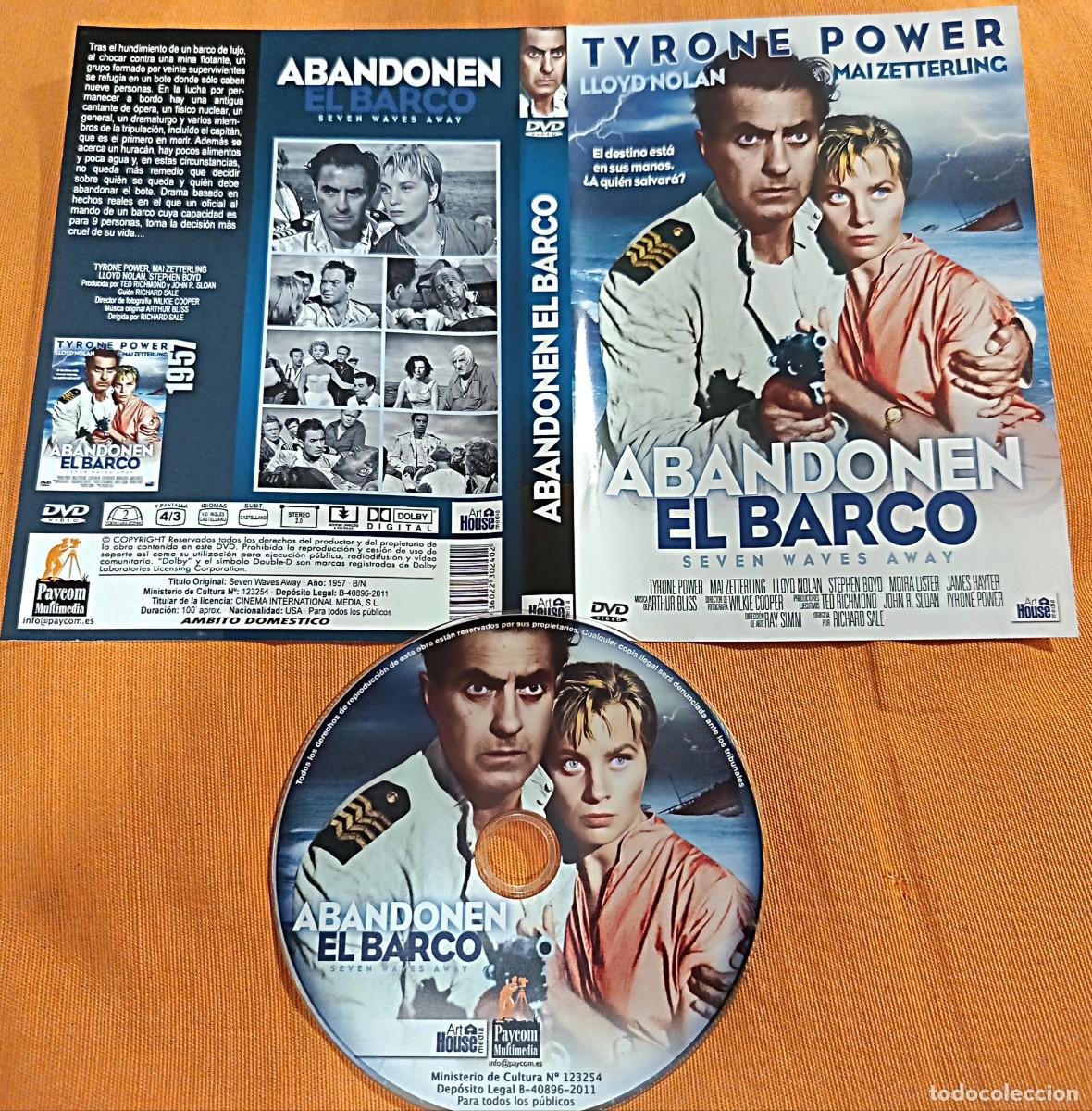 Kino: Dvd Abandonen el barco (descatalogado,barato y pocos con Tyrone Power, Lloyd Nolan, Mai Zetterling)