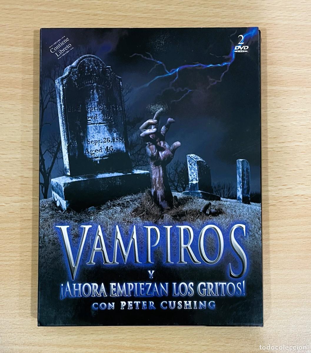 Kino: DVD DIGIPACK 2 DISCOS CINE DE TERROR CON PETER CUSHING - VAMPIROS (1972) + AHORA EMPIEZAN LOS GRITOS
