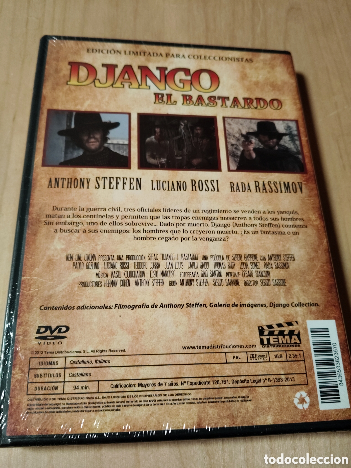 Cine: RD150 Django el bastardo DVD PRECINTADO - Foto 2