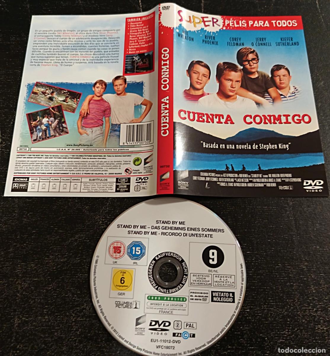 Cine: Dvd CUENTA CONMIGO (descatalogado con RIVER PHOENIX,kiefer sutherland)