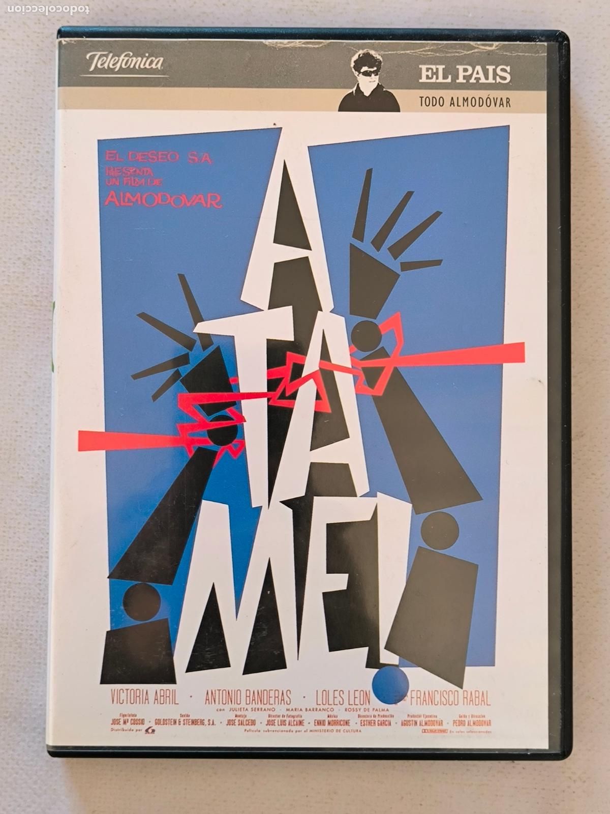 Cine: DVD ATAME - PEDRO ALMODOVAR - EL PAIS (AA)