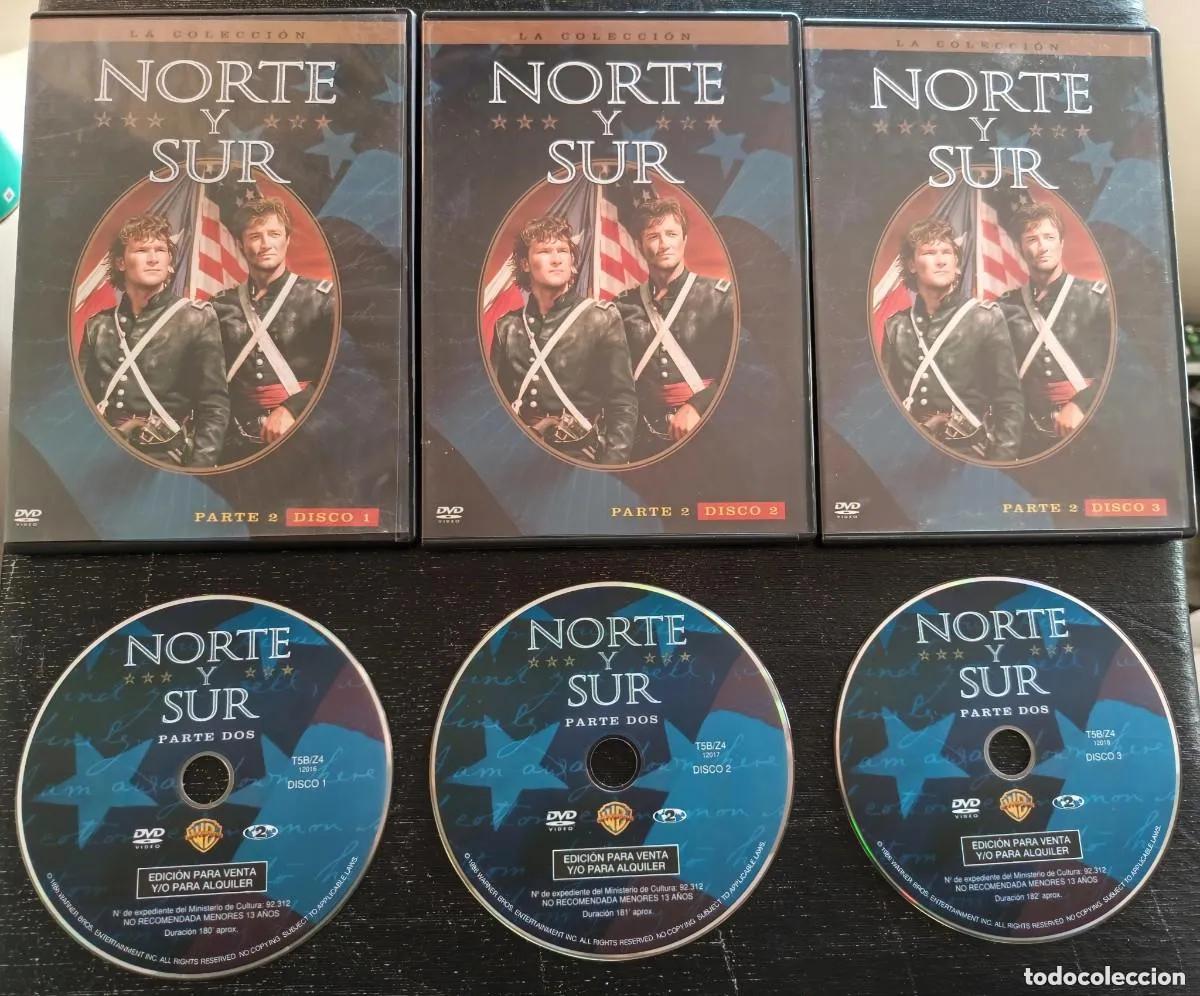 Cine: 3 Dvds Norte y Sur :Parte 2( super-descatalogado y barato)