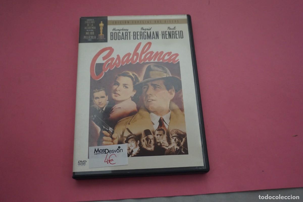 Cine: 8B1/ DVD - CASABLANCA - HUMPHREY BOGART - EDICION 2 DISCOS