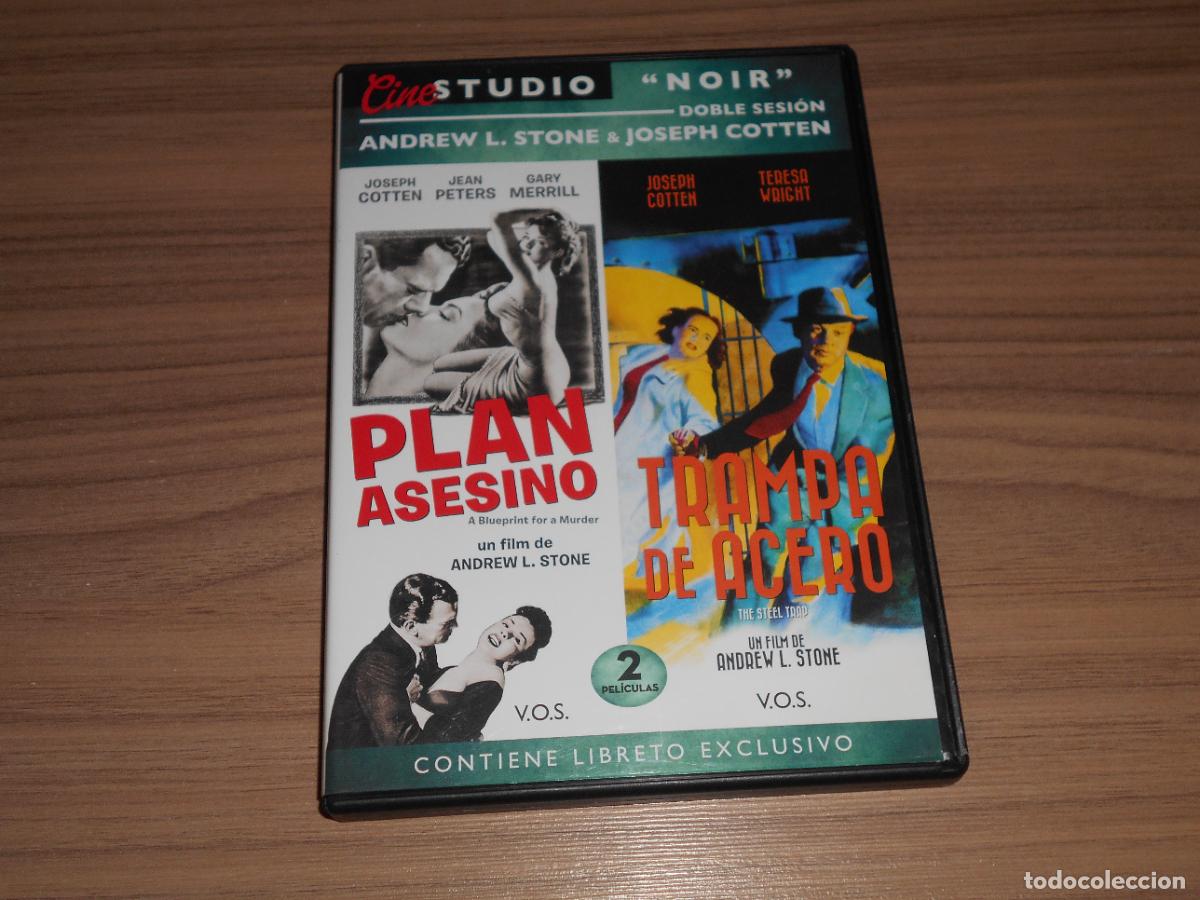 Cine: PLAN ASESINO + TRAMPA de ACERO Edicion Especial DVD Pack JOSEPH COTTEN