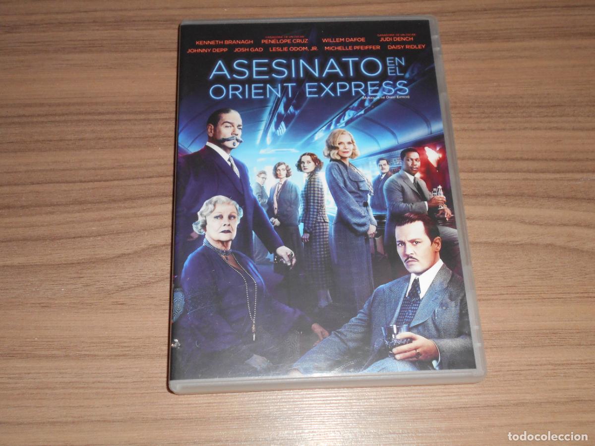 Cine: ASESINATO EN EL ORIENT EXPRESS DVD Johnny Deep MICHELLE PFEIFFER Willem Dafoe COMO NUEVA
