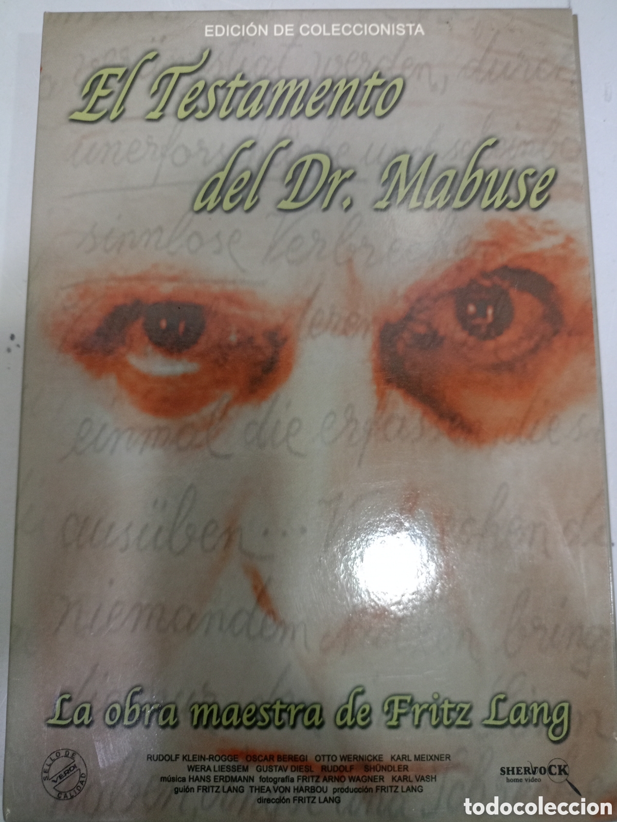 Cine: DVD El testamento del Dr. Mabuse