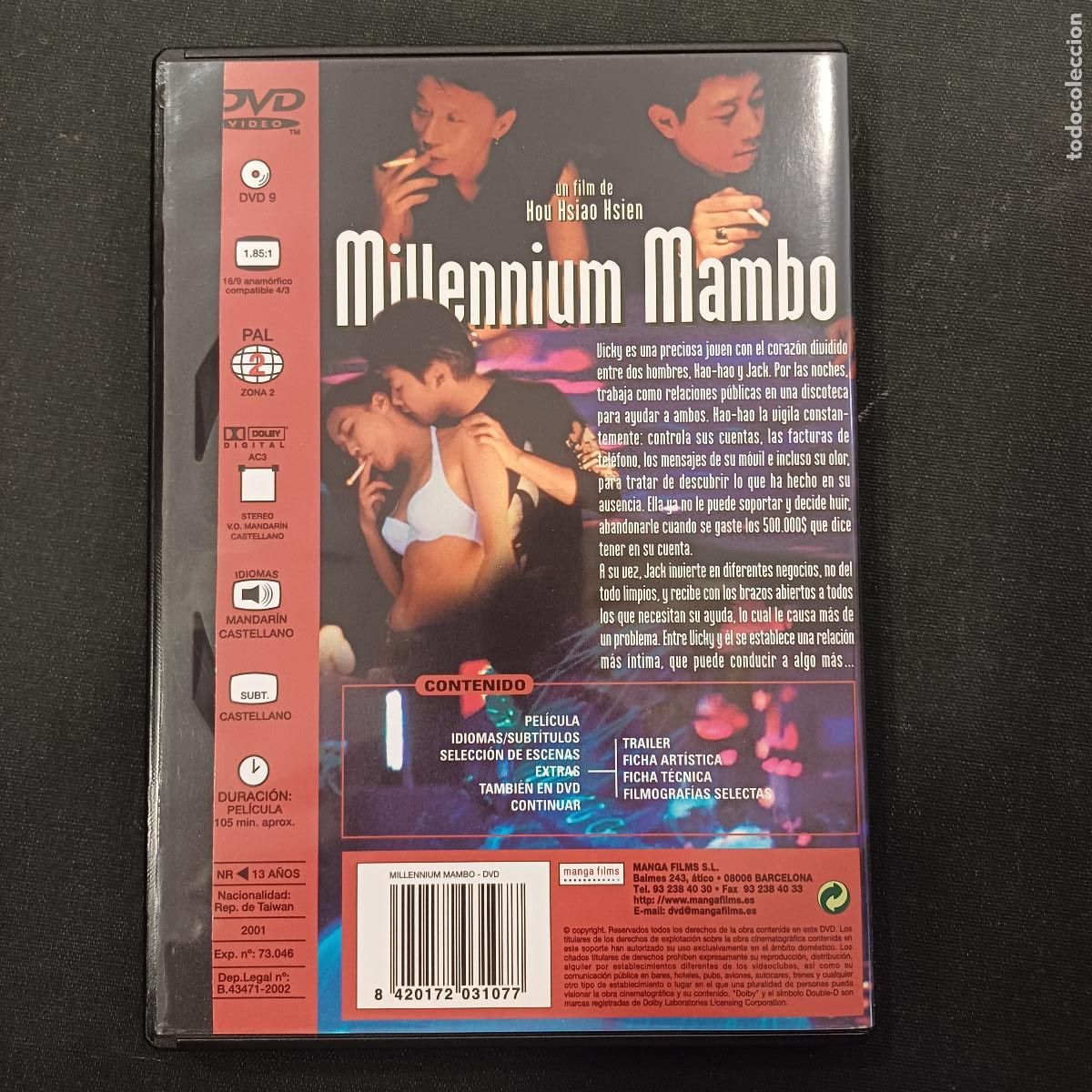 Cine: MILLENNIUM MAMBO/DVD. - Foto 3