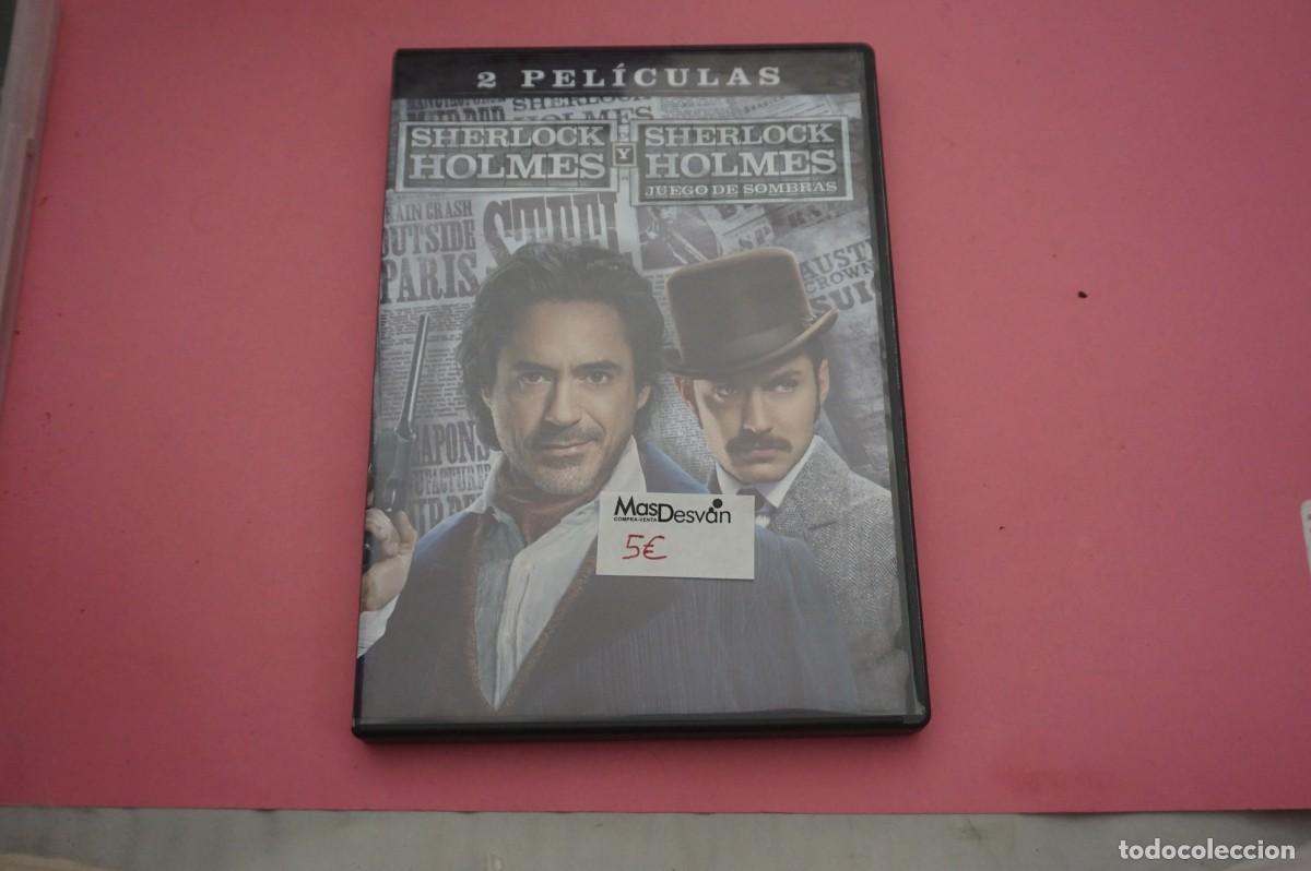 Cine: 1A/ DVD - 2 PELICULAS - SHERLOCK HOLMES & SHERLOCK HOLMES JUEGO DE SOMBRAS