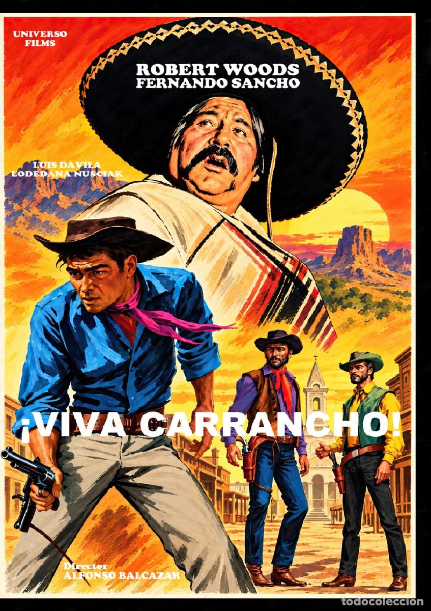 Cine: &iexcl;VIVA CARRANCHO! DVD PRECINTADO IMPORTACI&Oacute;N ROBERT WOODS FERNANDO SANCHO LUIS DAVILA