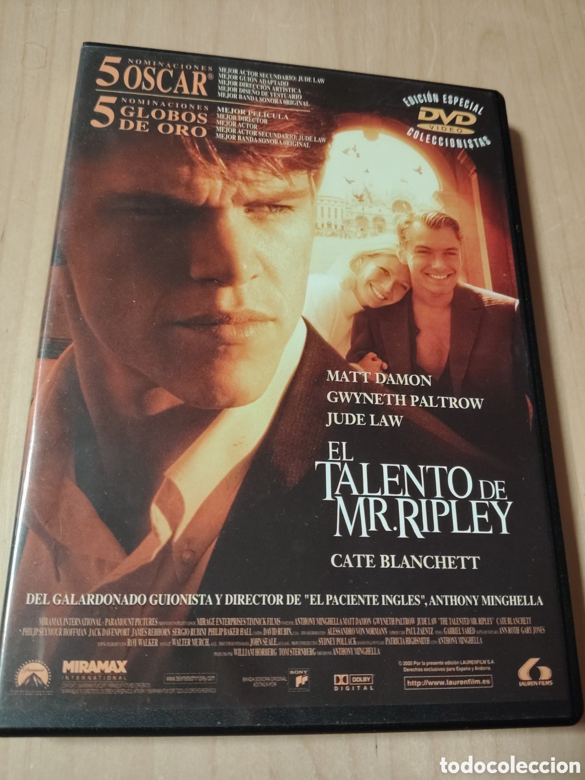 Cine: RD119 el talento de mr.ripley DVD SEGUNDAMANO