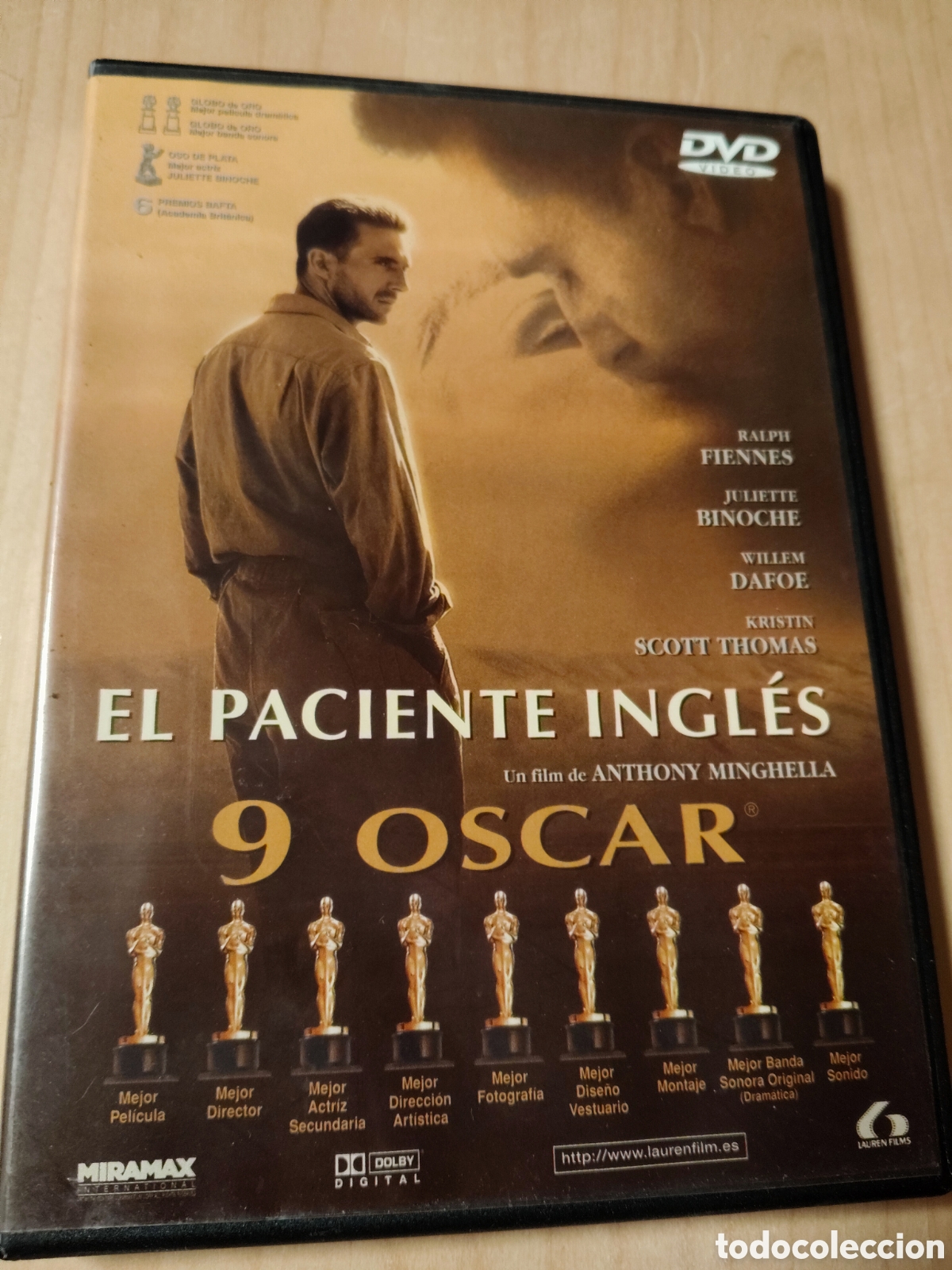 Cine: RD119 el paciente ingl&eacute;s DVD SEGUNDAMANO