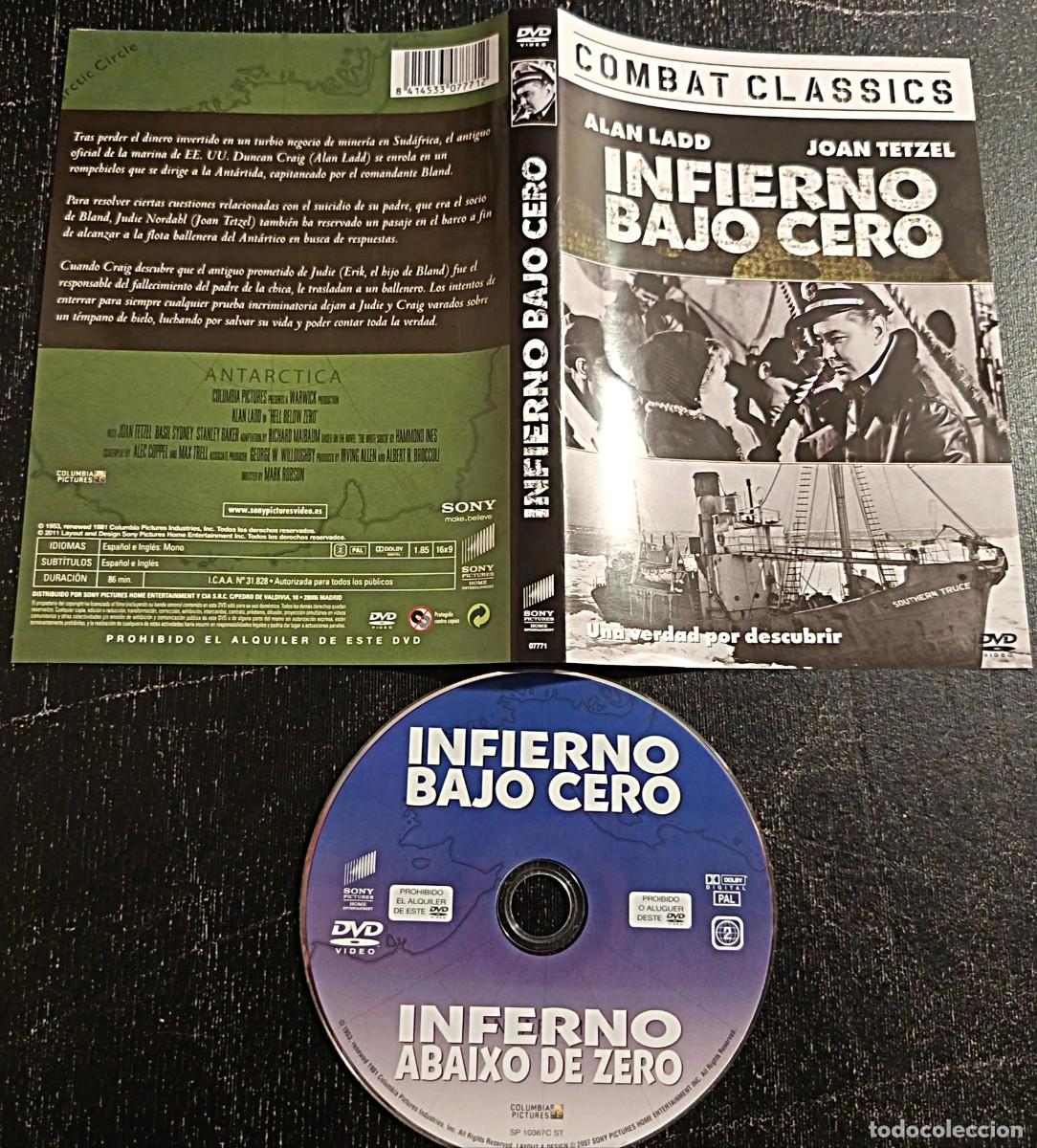 Cine: Dvd INFIERNO BAJO CERO (descatalogado con ALAN LADD, JOAN TETZEL )