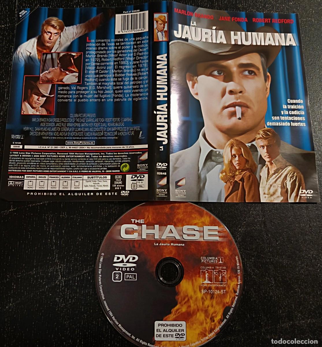 Cine: DVD LA JAUR&Iacute;A HUMANA (descatalogado con MARLON BRANDO, JANE FONDA, ROBERT REDFORD)