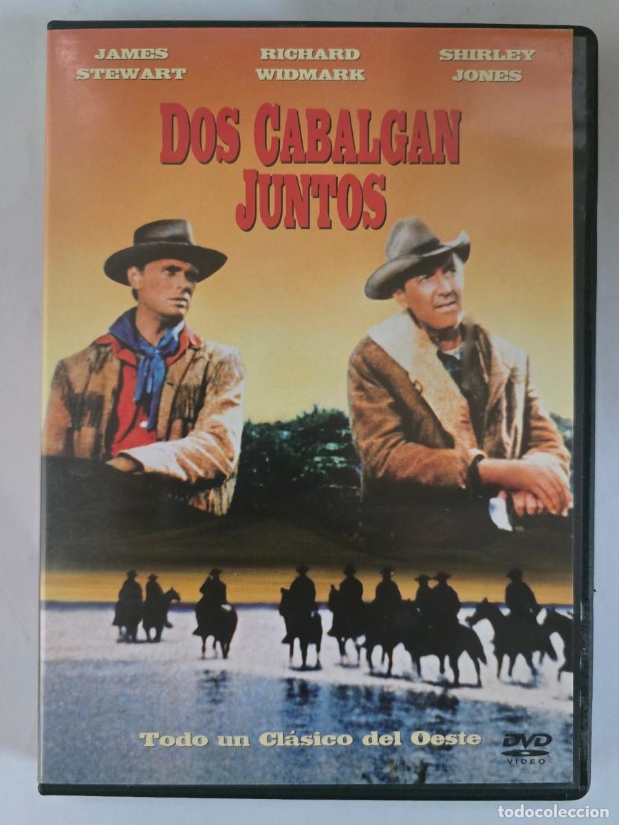 Cine: DVD Dos cabalgan juntos.James Stewart.Richard Widmark