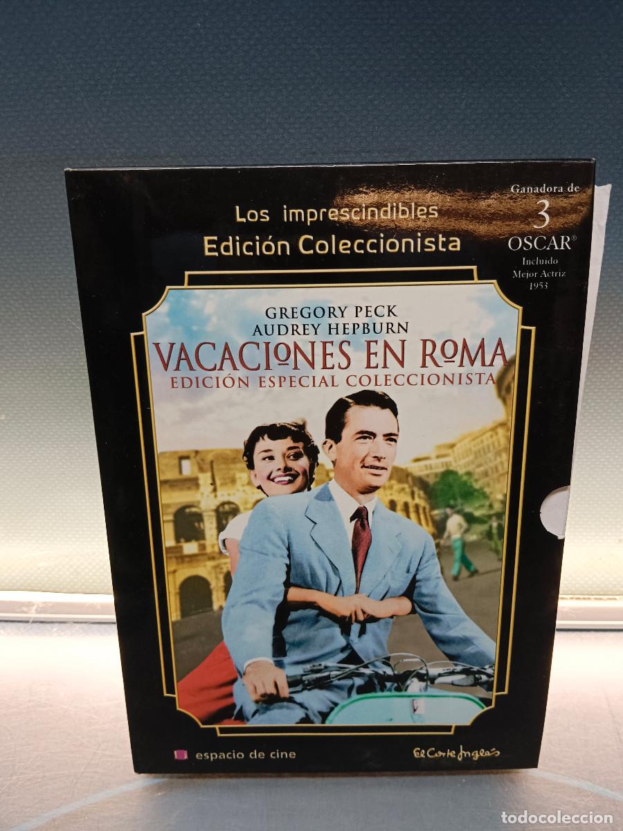 Cine: pelicula en dvd, VACACIONES EN ROMA Edici&oacute;n Especial DVD + LIBRO 34 Pag. y postales, AUDREY HEPBURN