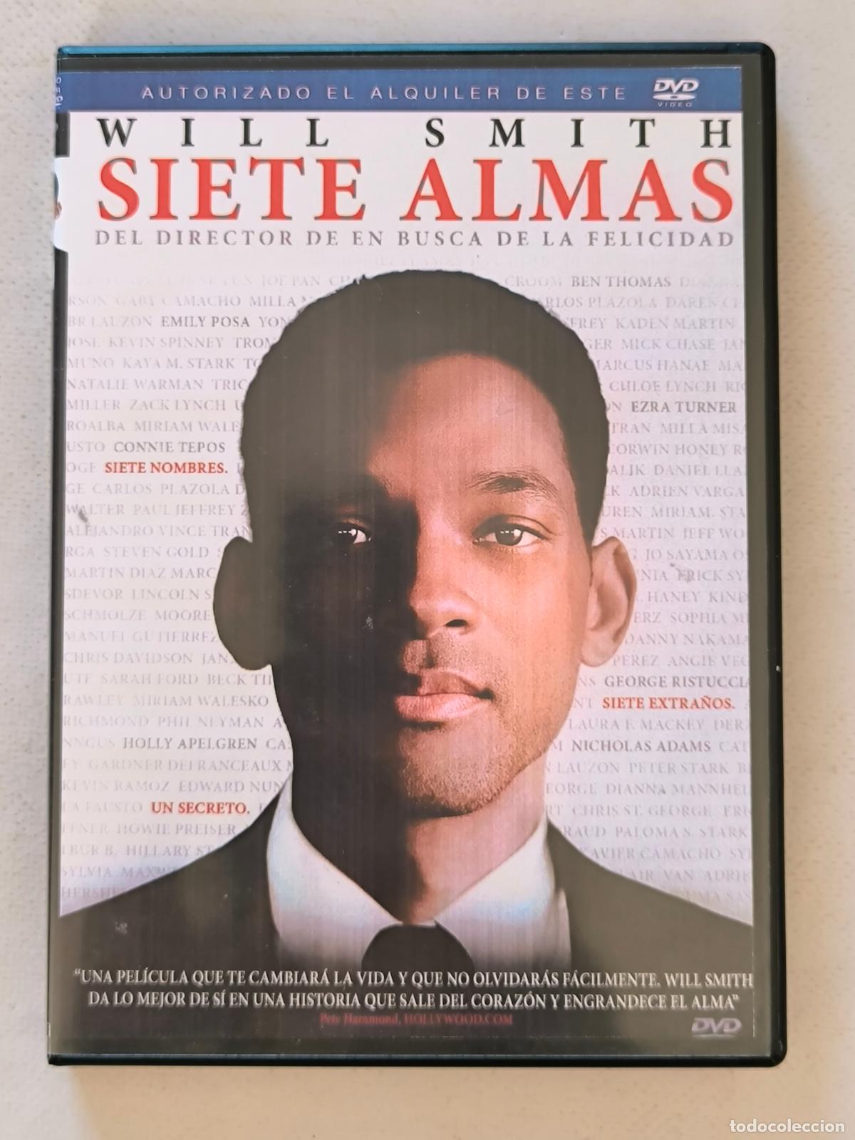 Cine: DVD SIETE ALMAS - EDICION ALQUILER - WILL SMITH - LEER DESCRIPCION (CU)