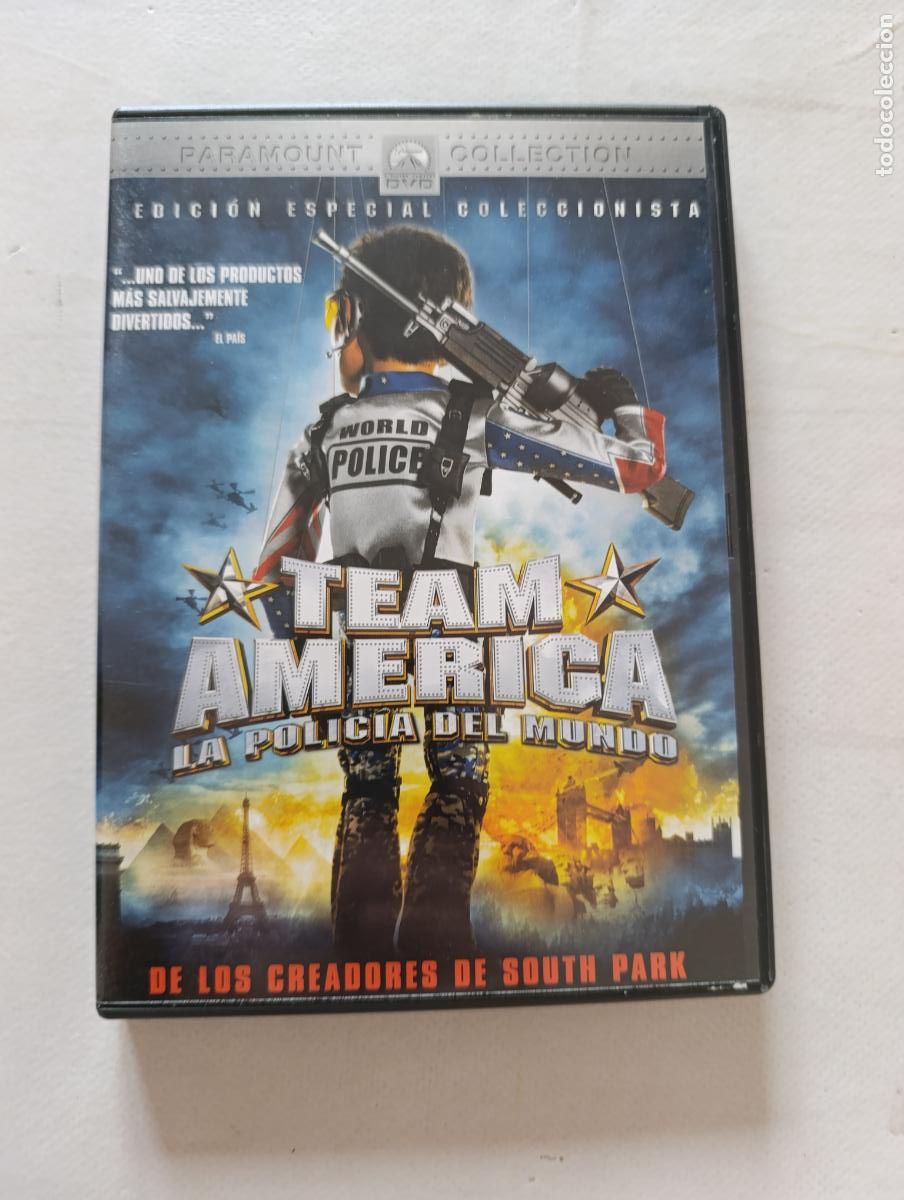 Cine: DVD TEAM AMERICA - LA POLICIA DEL MUNDO - EDICION ESPECIAL COLECCIONISTA (DU)