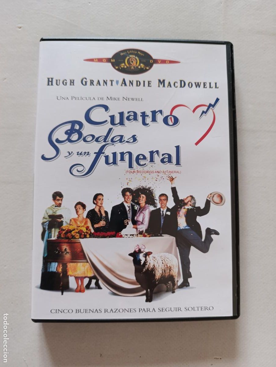 Cine: DVD CUATRO BODAS Y UN FUNERAL - HUGH GRANT, ANDIE MACDOWELL (DX)