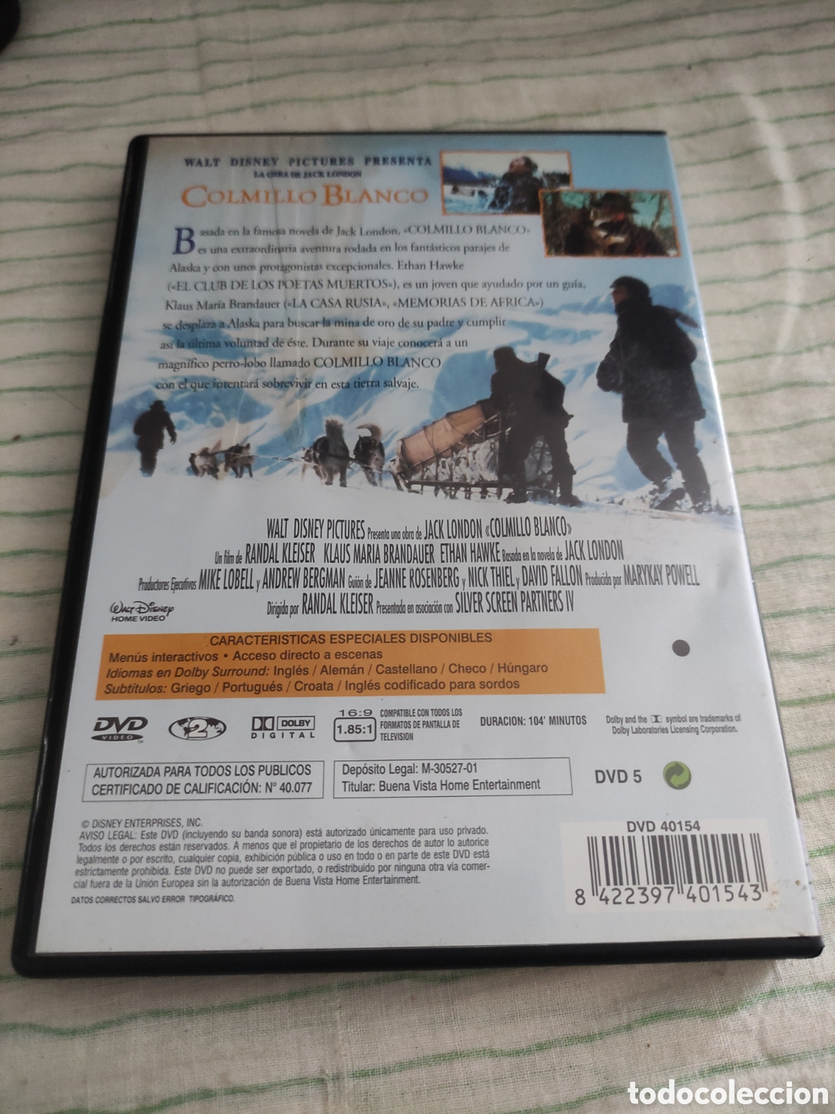 Cine: DVD - pel&iacute;cula - Colmillo Blanco - Foto 2
