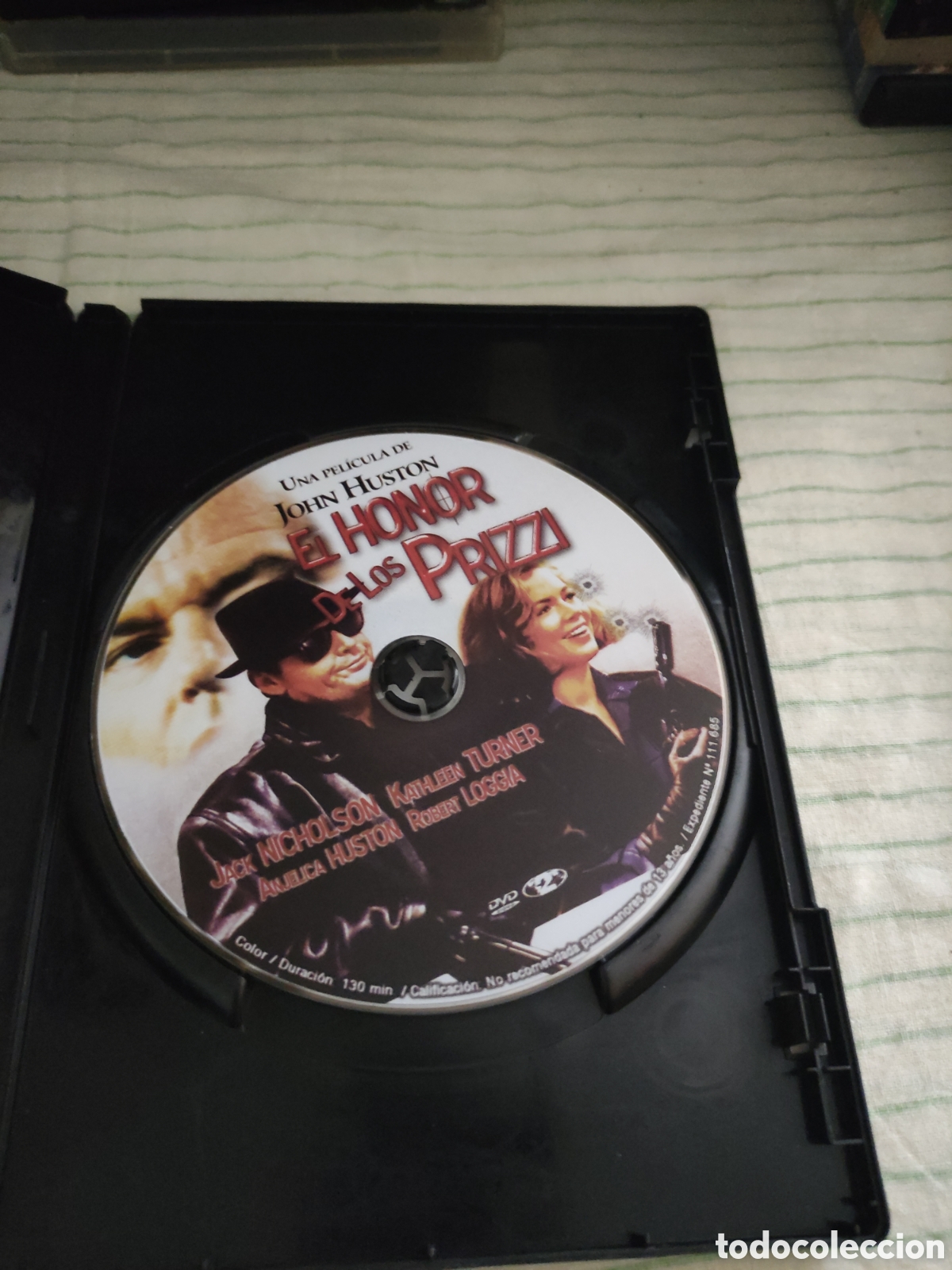 Cine: DVD - pel&iacute;cula - El honor de los Prizzi - Foto 3