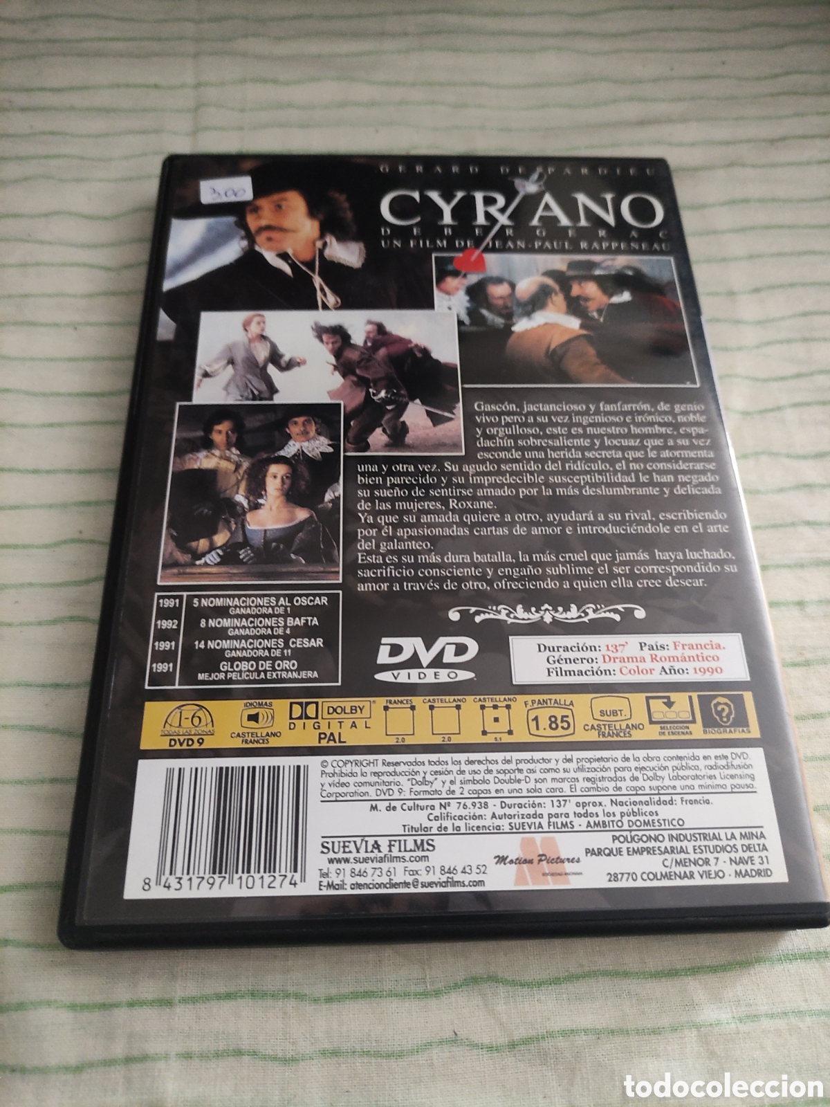 Cine: DVD - pel&iacute;cula - Cyrano - Foto 2