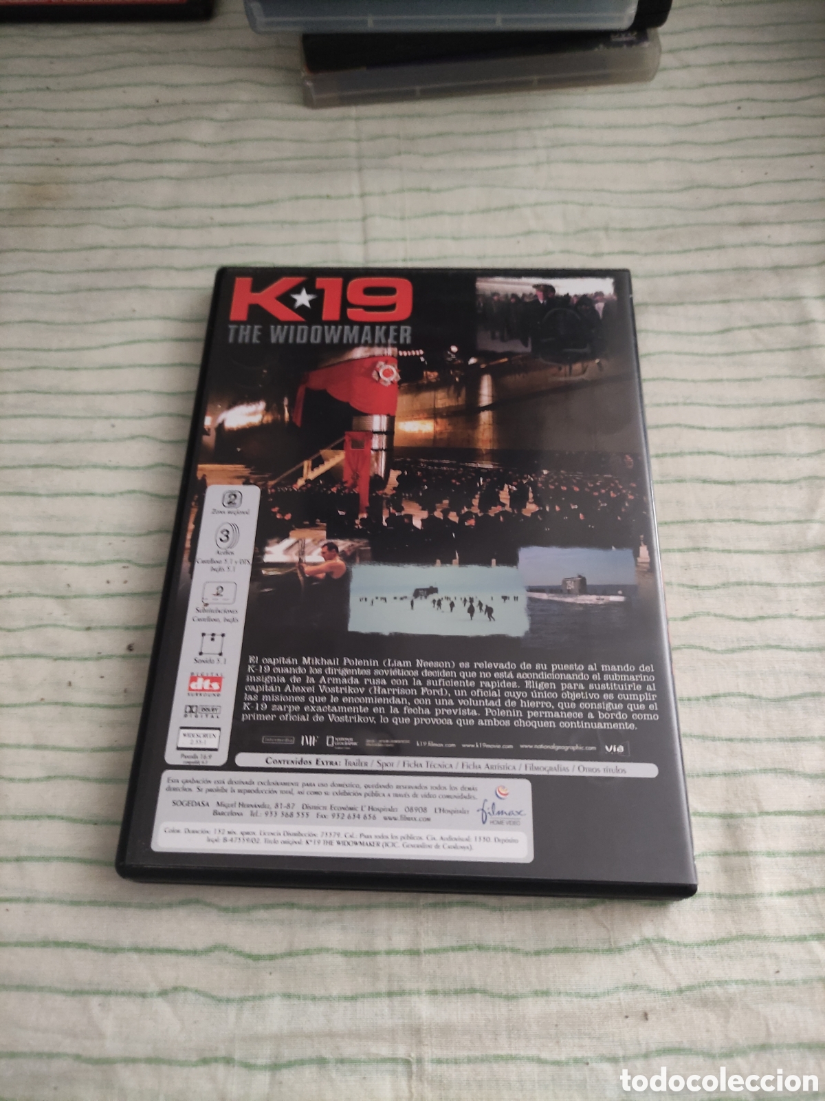 Cine: DVD - pel&iacute;cula - K19 The windowmaker - Foto 2