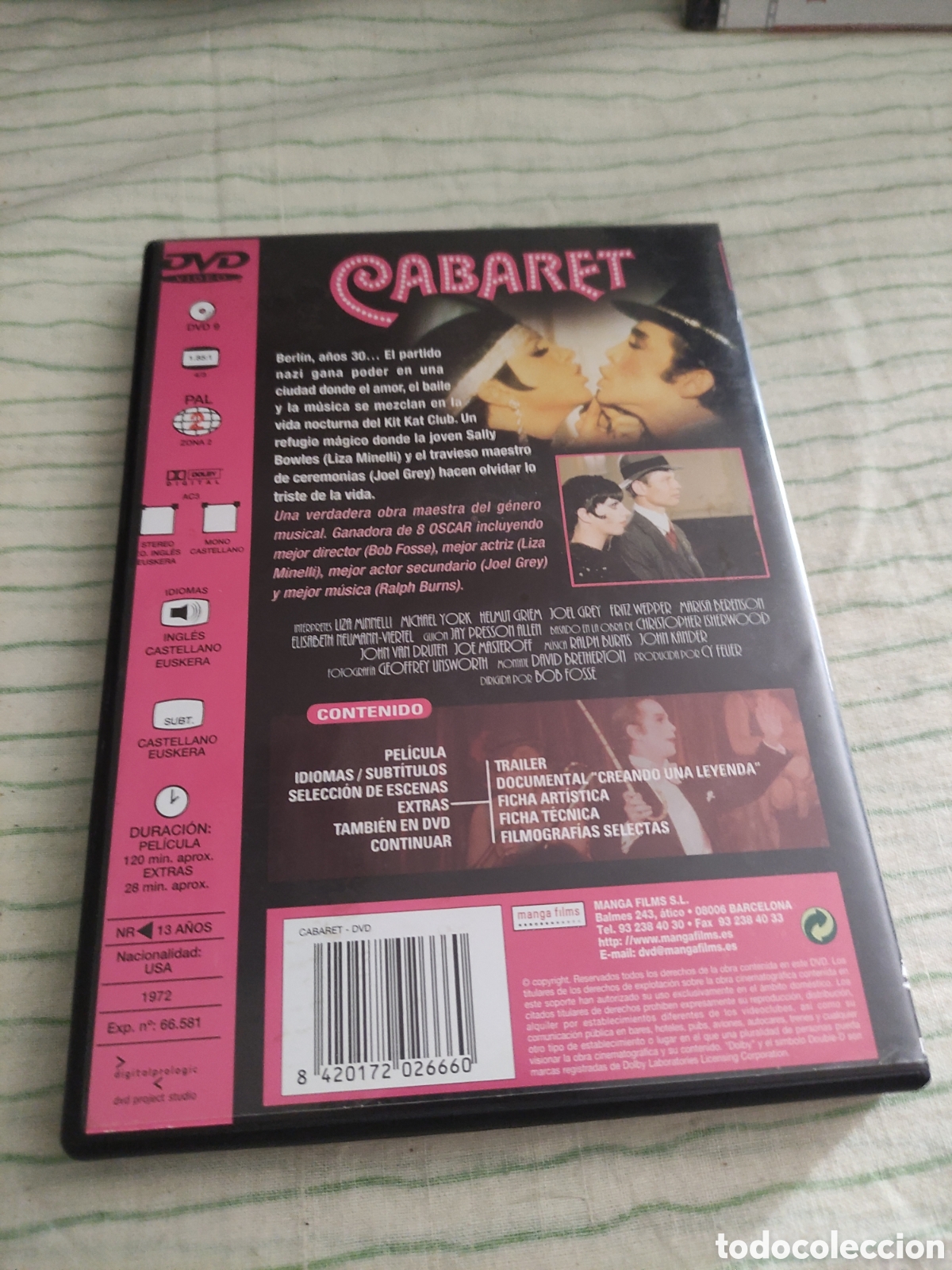 Cine: DVD - pel&iacute;cula - Cabaret - Foto 2