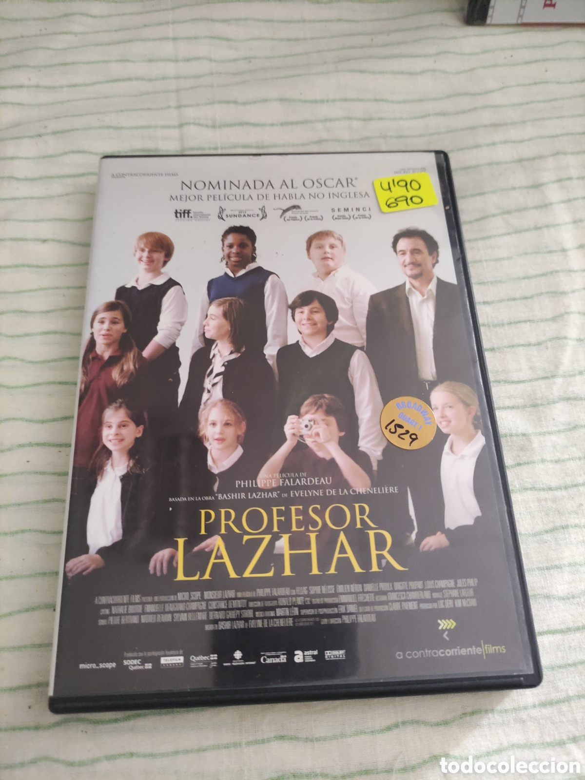 Cine: DVD - pel&iacute;cula - Profesor Lazhar