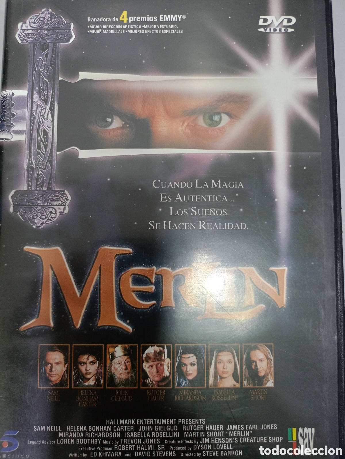 Cine: DVD Merl&iacute;n - buen estado