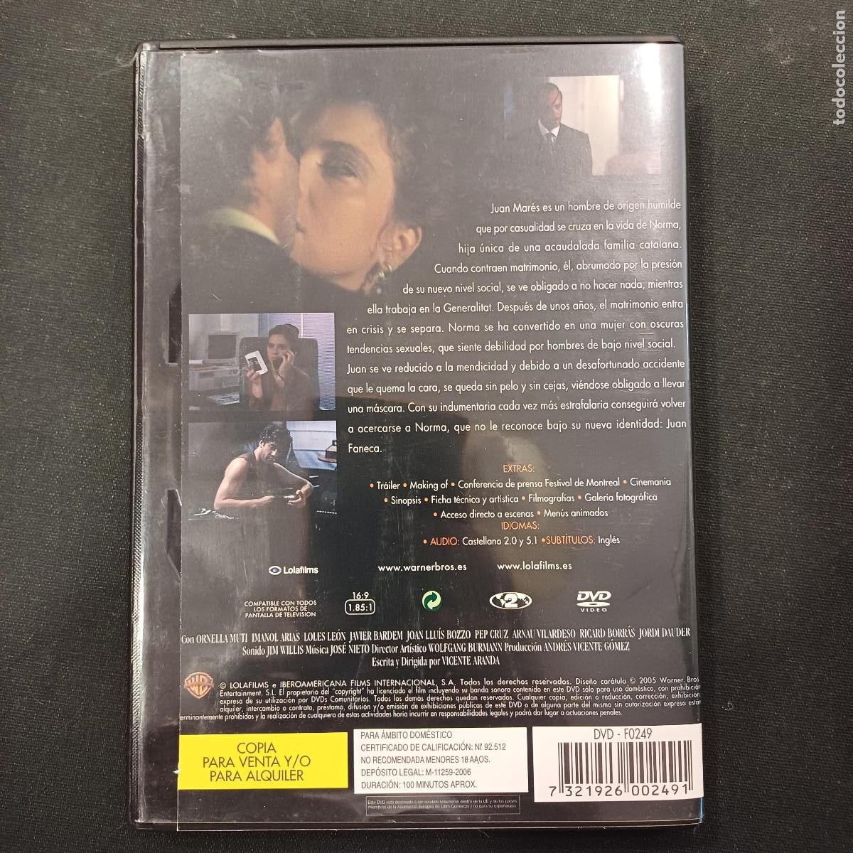 Cine: EL AMANTE BILINGUE/DVD. - Foto 3